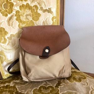 Dooney & Burke Canvas and Leather Backpack